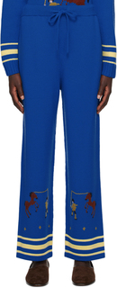 Синие брюки Bode с лассо и пони