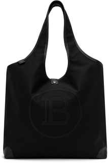 Черная продуктовая сумка Balmain