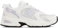 Бело-фиолетовые кроссовки New Balance 530