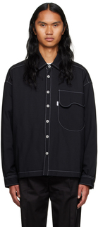 Черная рубашка на пуговицах Bonsai