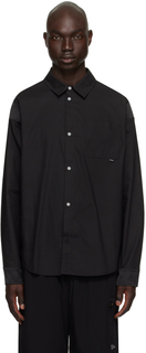 Черная рубашка с карманом Dime
