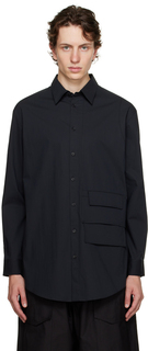 Черная рубашка со вставками Y-3