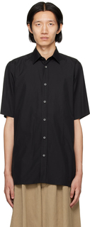 Черная рубашка с вентиляцией Maison Margiela