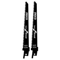 Набор полотен по дереву для сабельной пилы INGCO