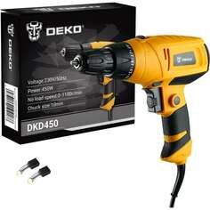 Сетевая дрель-шуруповерт DEKO ДЕКО