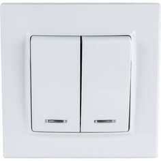 Двухклавишный выключатель Econ