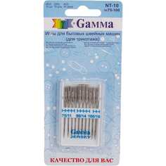 Иглы для бытовых швейных машин для трикотажа Gamma Гамма
