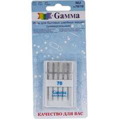 Иглы для бытовых швейных машин универсальные Gamma Гамма