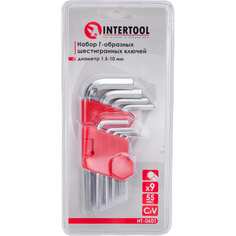Набор Г-образных шестигранных ключей INTERTOOL