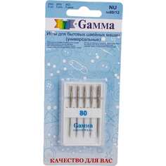Иглы для бытовых швейных машин универсальные Gamma Гамма