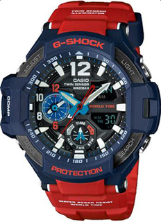Японские наручные мужские часы Casio GA-1100-2A. Коллекция G-Shock