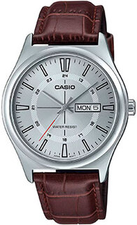 Японские наручные мужские часы Casio MTP-V006L-7C. Коллекция Analog