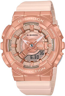 Японские наручные женские часы Casio GM-S110PG-4A. Коллекция G-Shock