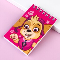 Блокнот а7 32 л, на гребне, paw patrol