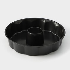 Форма для выпечки »жаклин. немецкий кекс», 28×5,5 см антипригарное покрытие, цвет черный NO Brand
