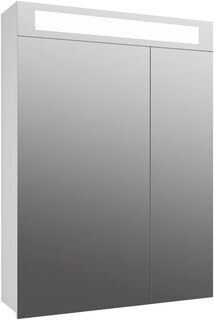 Зеркальный шкаф 60x82 см белый глянец L Dreja Uni 99.9001