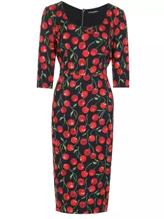 Платье-футляр шелковое Dolce & Gabbana