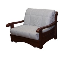 Кресло-кровать Рея с деревянными подлокотниками Fiesta
