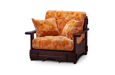 Кресло-кровать Япет с деревянными подлокотниками Fiesta