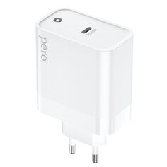 Сетевое зарядное устройство PERO TC13 USB-C PD, 45W белый ПЕРО