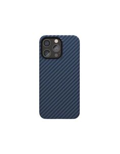 Чехол защитный VLP Kevlar Case с MagSafe для iPhone 15 ProMax, темно-синий