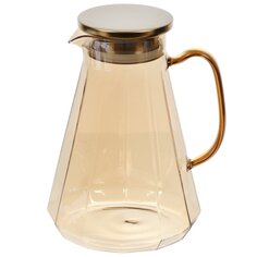 Кувшин боросиликатное стекло, 1.5 л, с крышкой, Мед, Y4-5419