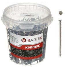 Гвоздь строительный, диаметр 3х70 мм, 1 кг, в банке, Bartex