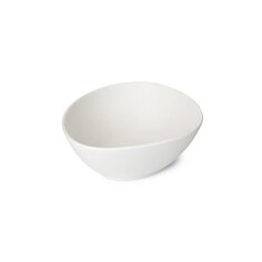 Салатник фарфор, овальный, 16х6 см, Rock White, Domenik, DM8014, белый