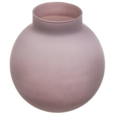 Ваза стекло, настольная, 19х19 см, Evis, Лаура, 27 1157 2125, бутылочная, лиловый матовая Эвис