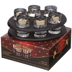 Стопка стекло, 50 мл, 6 шт, с баром, Glasstar, Вдохновение, B_O_GN2_22