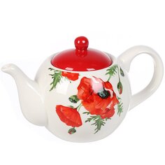 Чайник заварочный доломит, 0.95 л, Daniks, Алый мак
