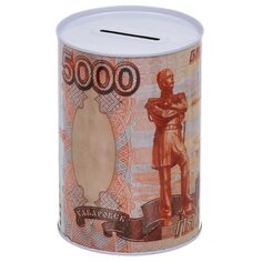 Копилка 5000 рублей, 14.5 см, металл, Y6-7730