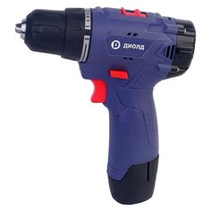 Дрель-шуруповерт аккумуляторная, Диолд, ДЭА-12 ЛИ-09, 12 В, кейс