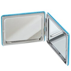 Зеркало карманное, 6.2х8.5 см, раскладное, небесное, A070003