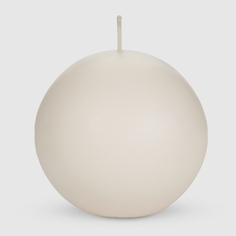 Свеча Mercury deco glossy sphere айвори 10 см