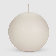 Свеча Mercury deco glossy sphere айвори 10 см