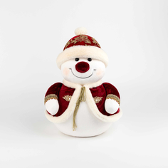 Фигура декоративная James arts снеговик 31х25х50