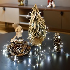 Гирлянда Lotti 4 м 40 microleds белый на батарейках