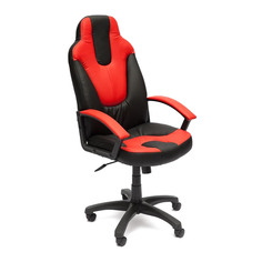 Кресло компьютерное TC черно-красный 124х60х47 см (3673)