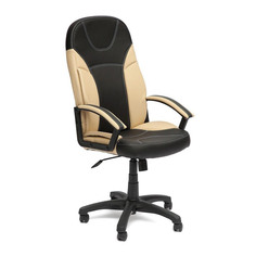 Кресло компьютерное TC черно-бежевый 133х62х49 см