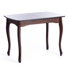 Обеденный стол TC Caterina Provence кофейный 100+30х70х75 см (19128)