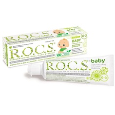 Зубная паста для малышей ROCS BABY нежный уход душистая ромашка 45 гр R.O.C.S.