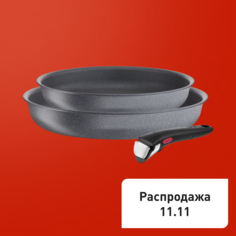 Набор посуды со съемной ручкой Ingenio Natural Force 3 предмета 24/28 см L3969102 Tefal