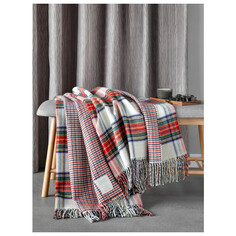 Пледы плед ESTIA Вильям 150х200см шерсть 70% красный, арт.1015.00250