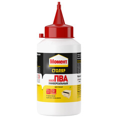 Клей ПВА и клей для дерева клей Момент-столяр ПВА Универсальный 250г, арт.1960505