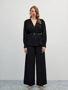 Брюки-палаццо черные (48) Lalis