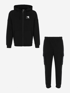 Спортивный костюм мужской Diadora, Черный
