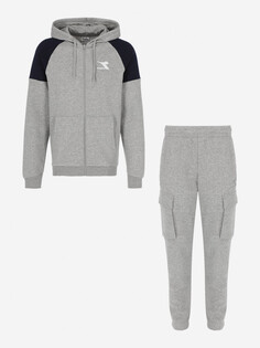 Спортивный костюм мужской Diadora, Серый