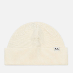 Шапка C.P. Company Re-Wool Short, цвет белый