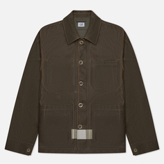 Мужская куртка ветровка C.P. Company Toob, цвет оливковый, размер 56